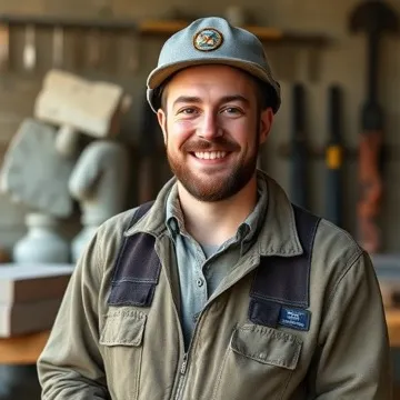 Stenhuggare m.fl. bearbetar sten för byggnader, monument och konstverk. Vanliga arbetsuppgifter är att hugga, forma och poler...
