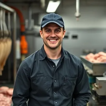 Maskinoperatörer inom kött- och fiskberedning styr och övervakar maskiner som styckar, maler, packar eller konserverar livsme...