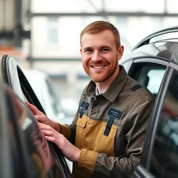 Bilrekonditionerare, fönsterputsare och övriga rengöringsarbetare rengör fordon, fönster och andra ytor. Exempelvis utförs bi...